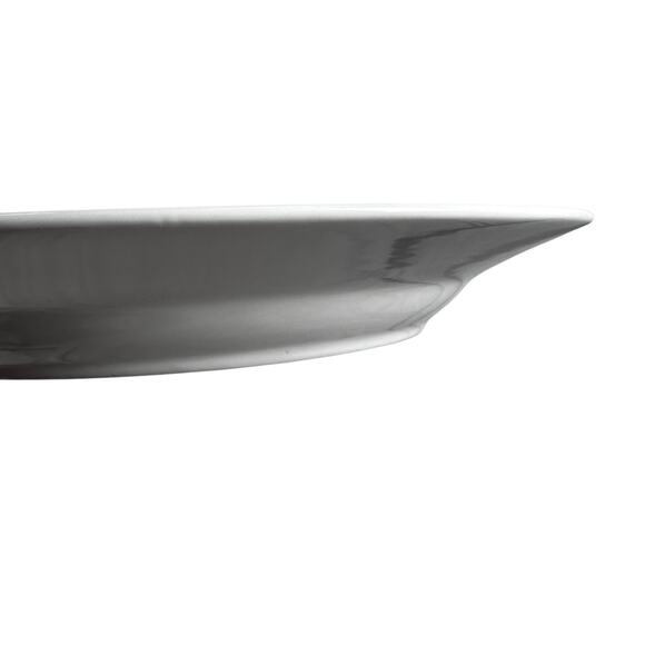 Cuthbertson American Christmas Tree Dinner Plates 10.5" White Red Trim Lot of 6 - Picture 4 of 7